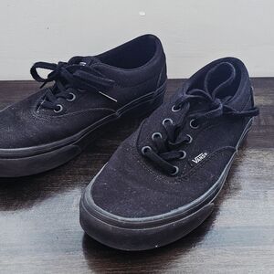 Vans Women's Black Canvas Sneakers